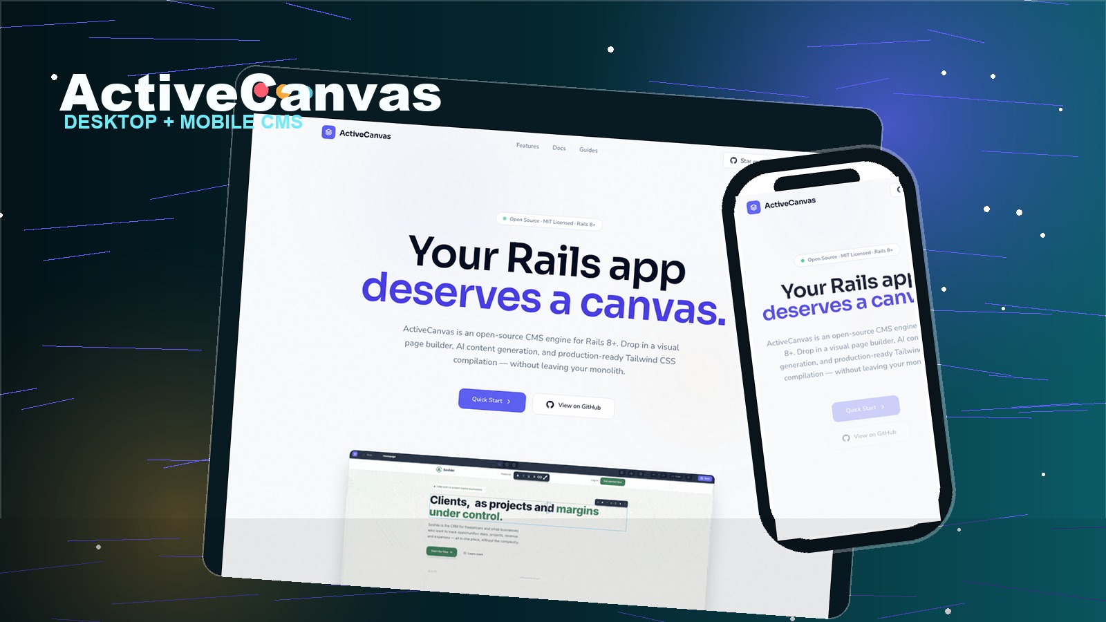 ActiveCanvas Rails CMS engine desktop and mobile composition