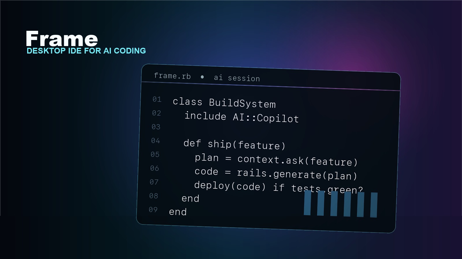 Frame desktop IDE for AI coding featured image
