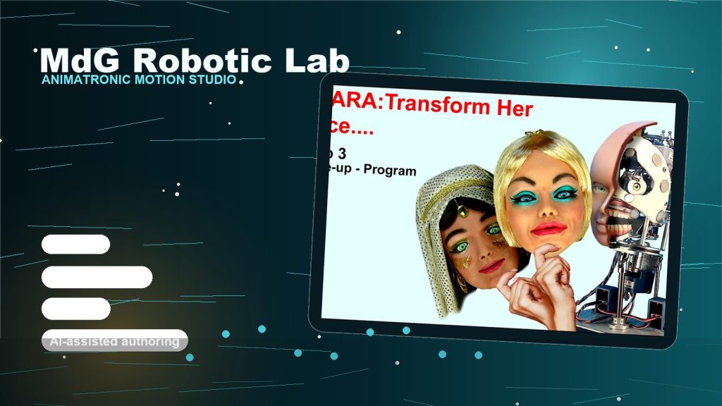MdG Robotic Lab motion-control software interface and robotic hardware