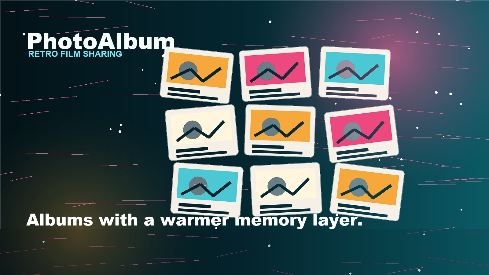 PhotoAlbum retro photo sharing SaaS featured image