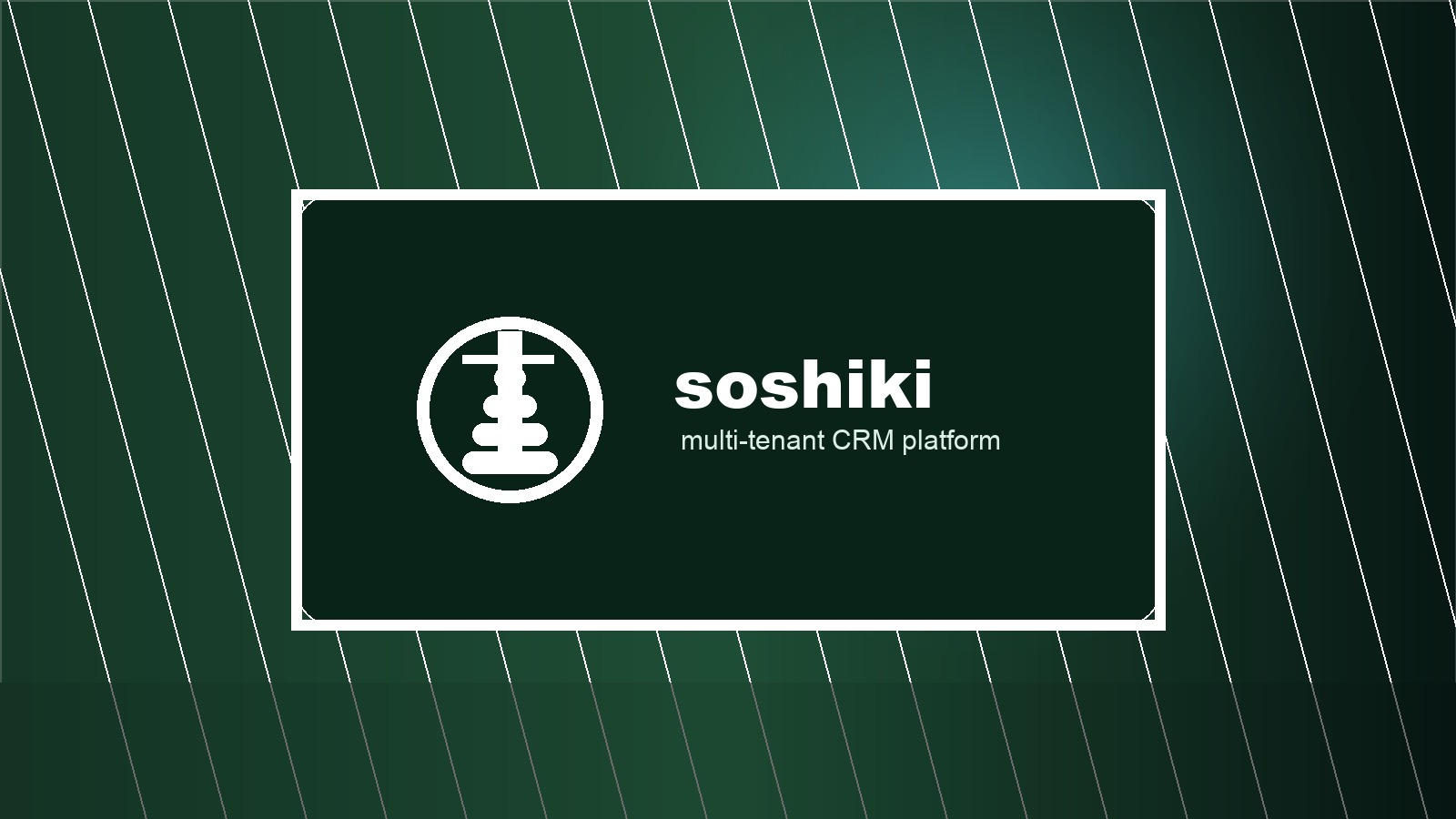 Soshiki multi-tenant CRM platform logo featured image